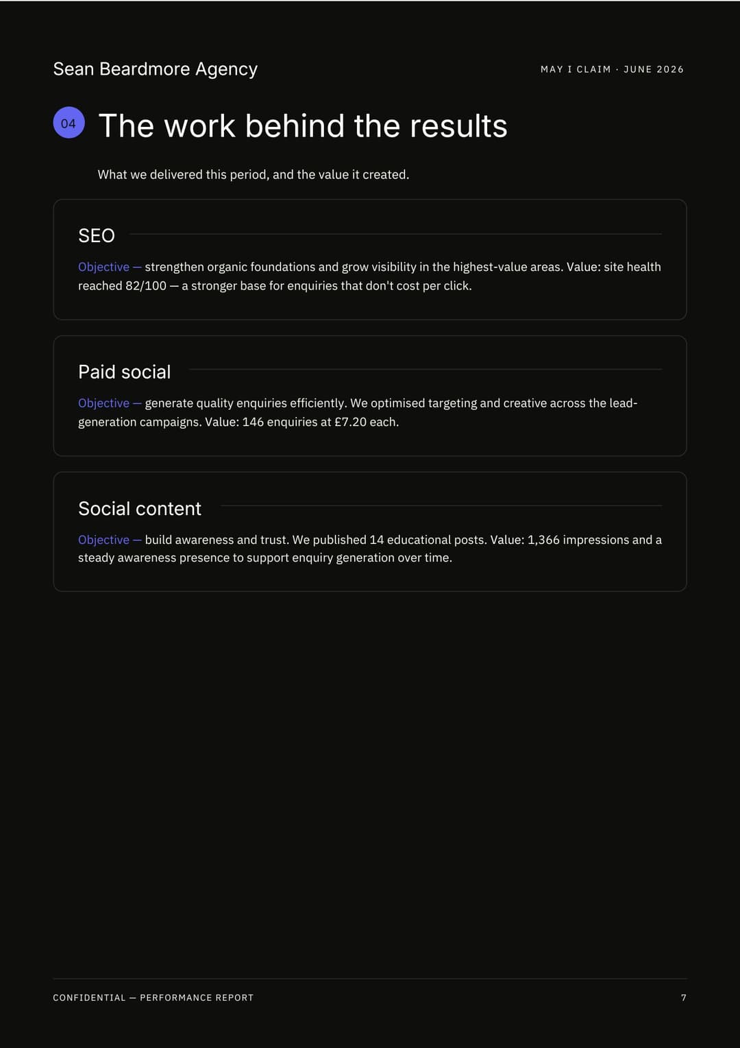 Report page 7